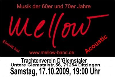 Mellow live acoustic Ditzingen